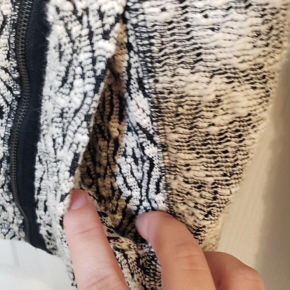 Lucky Brand Marled Moto Sweater Jacket Cotton Blend Pockets Womens Sz Large - Picture 5 of 10